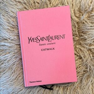 Yves Saint Laurent Pink Catwalk Book